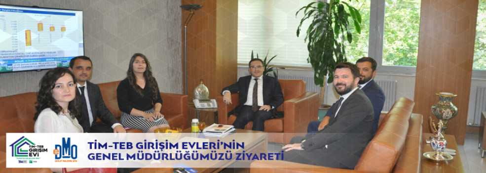 TİM-TEB Girişim Evleri Yetkililerinin Genel Müdürlüğümüzü Ziyareti